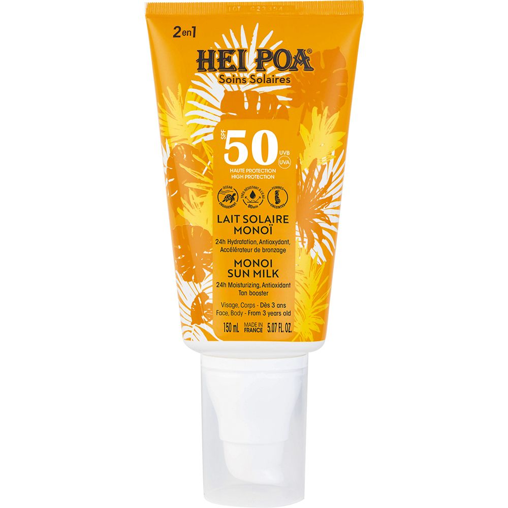 HEI POA® SONNENMILCH GESICHT UND KÖRPER SPF50