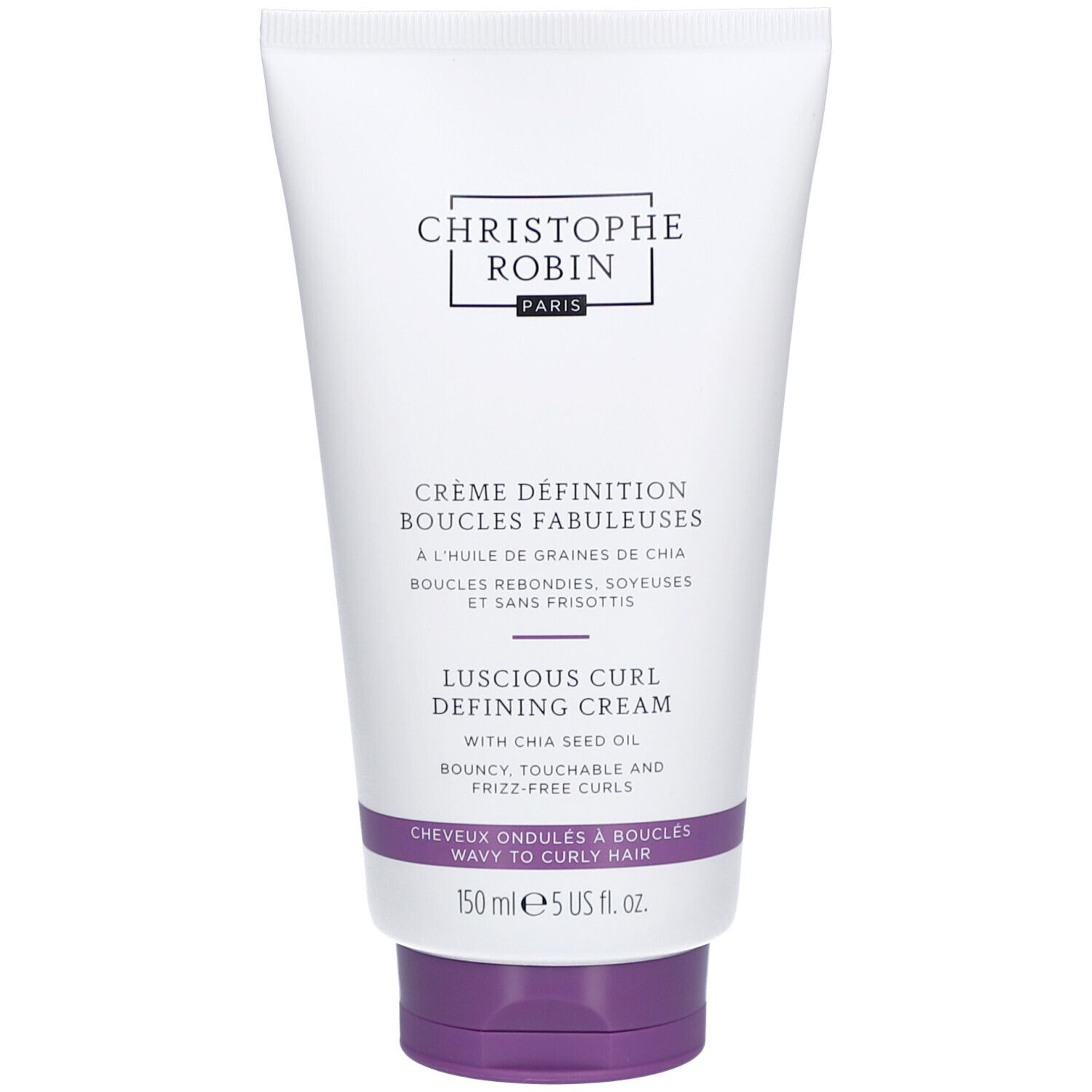 Christophe Robin Creme für traumhafte Locken mit Chia-Samenöl