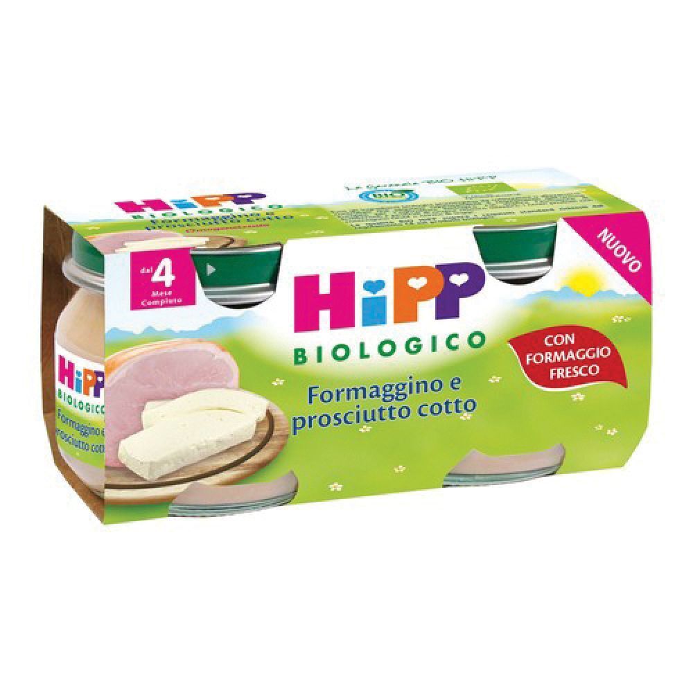 Hipp Bio Babynahrung Käse Schinken 2x80 G Hipp
