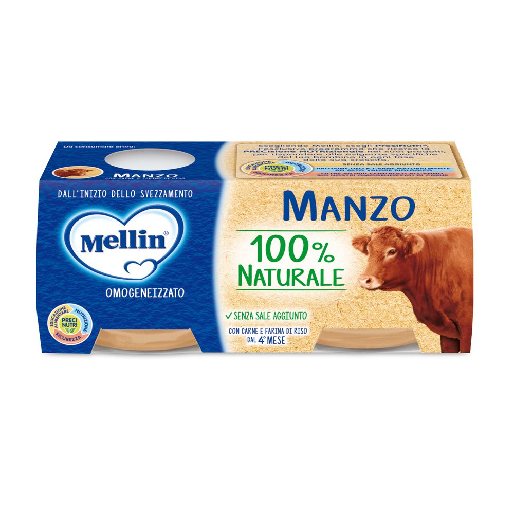 Mellin Rindfleisch Brei 2 x 80 g Mellin