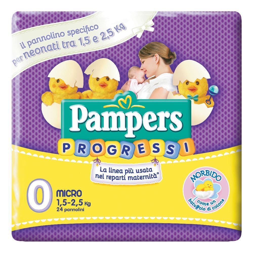 Pampers Progressi Micro Windeln für Kinder 24 Stück Pampers