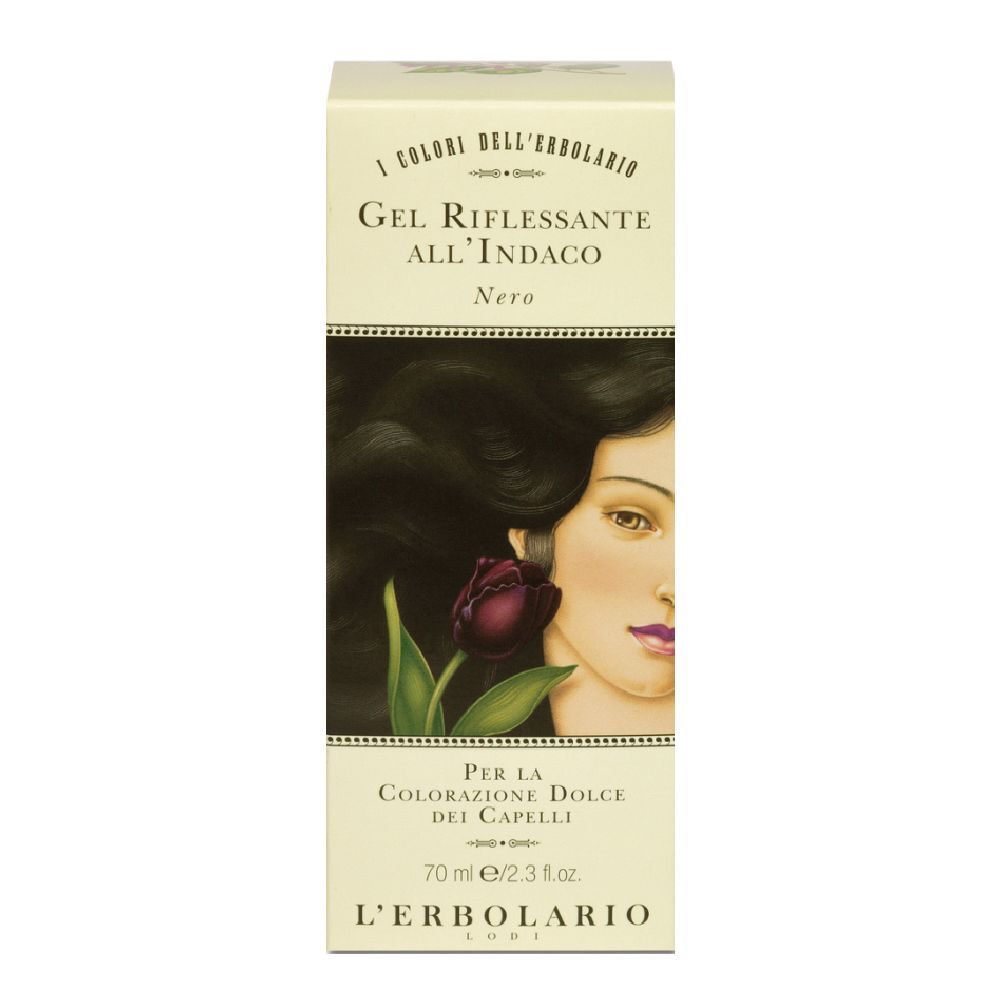L'Erbolario Haarfarben Gel mit Indigo Schwarz