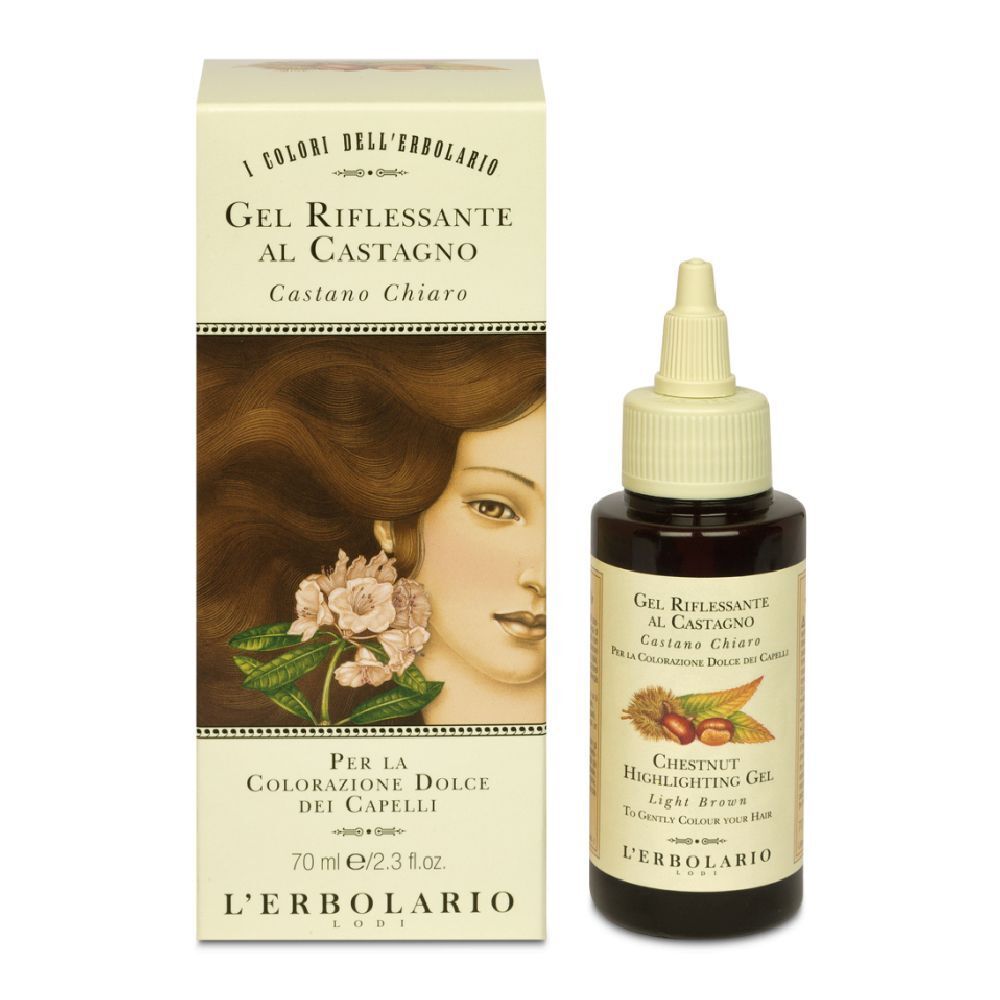 L'Erbolario Haarfarben Gel mit Kastanie Hellbraun