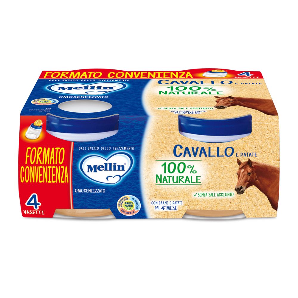 Mellin Pferdebrei 4 x 80 g Mellin