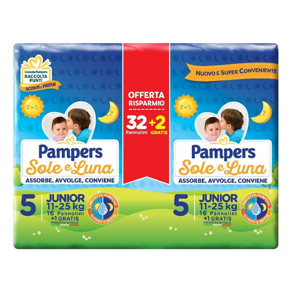 Pampers Sole&luna Trio Junior 48 Stück Pampers