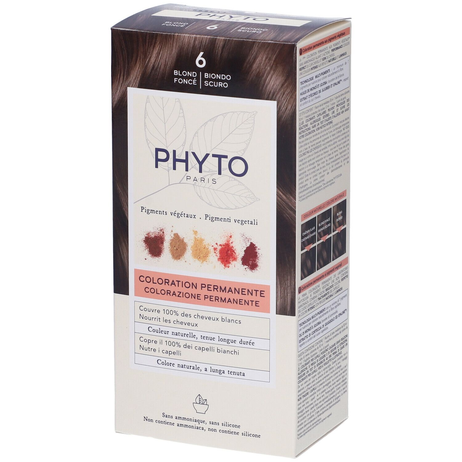 PHYTOCOLOR Haarfarben-Kit 6 Dunkelblond 1 Stück