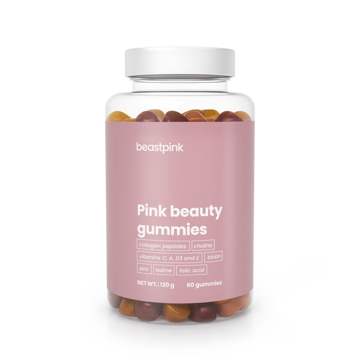 GymBeam Pink Beauty Gummies Beauty-Komplex