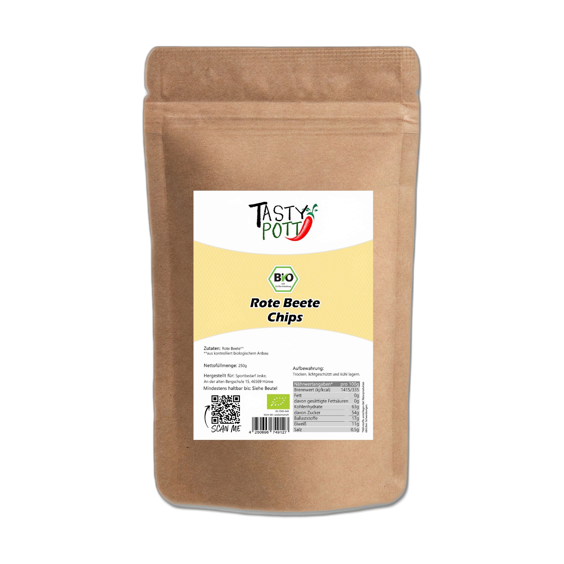 TASTY-POTT Tasty Pott Bio Rote Beete Chips