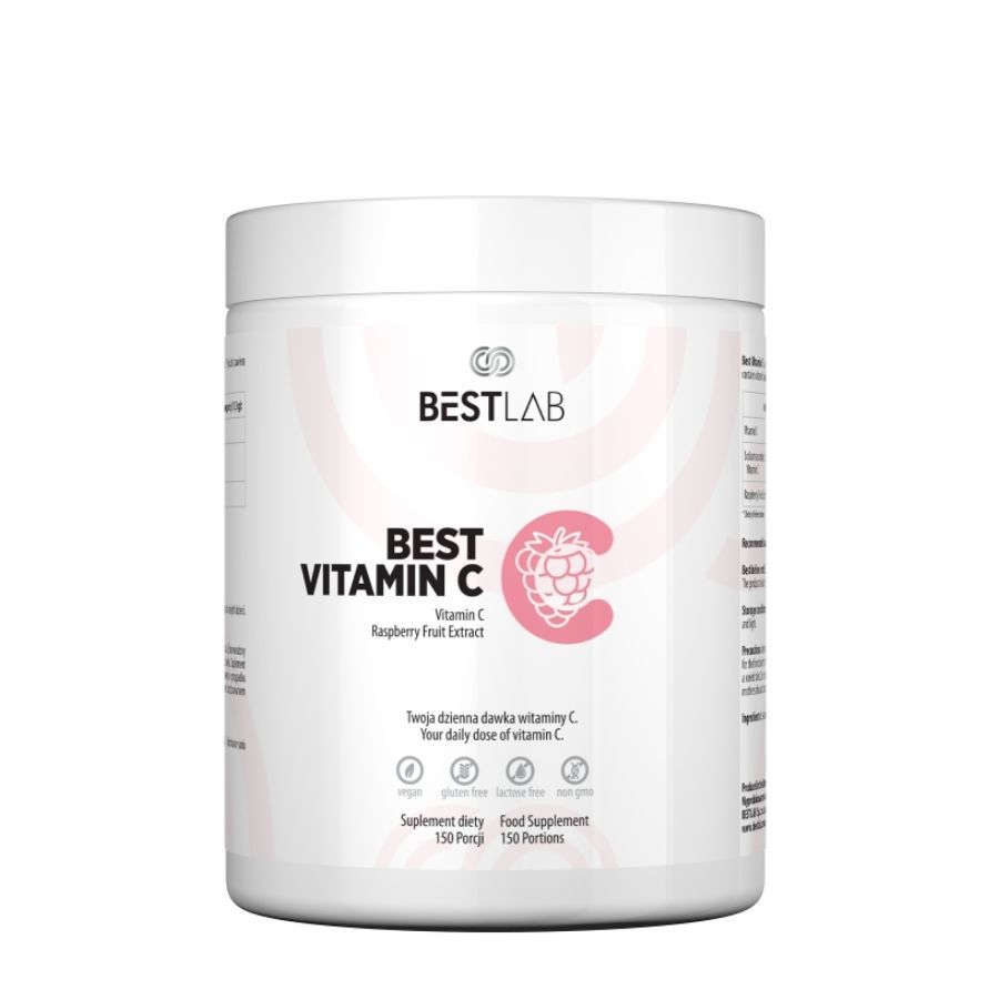Best Lab Best Vitamin C Nahrungsergänzungsmittel mit Vitamin C aus natürlichen Pflanzenextrakten