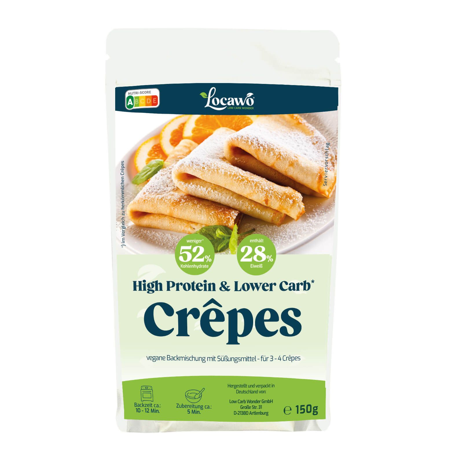 Locawo High Protein & Low Carb Crêpes