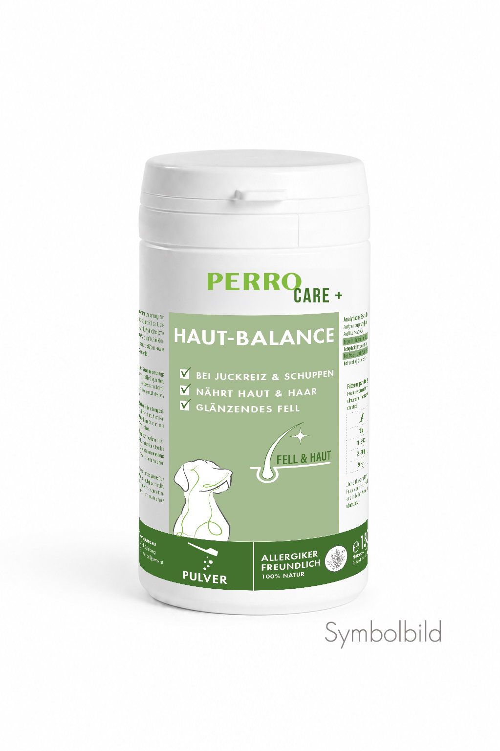 PERRO Care - Haut-Balance Pulver - Nahrungsergänzung für Hunde