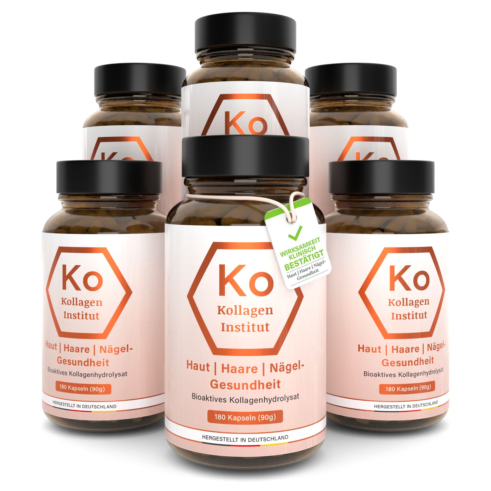 Kollagen Institut: Beauty Kollagen Kapseln für Haut, Haare, Nägel