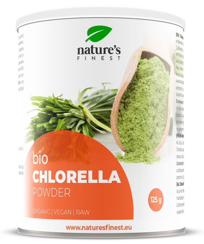Nature's Finest Bio Chlorella, Pulver 125 g