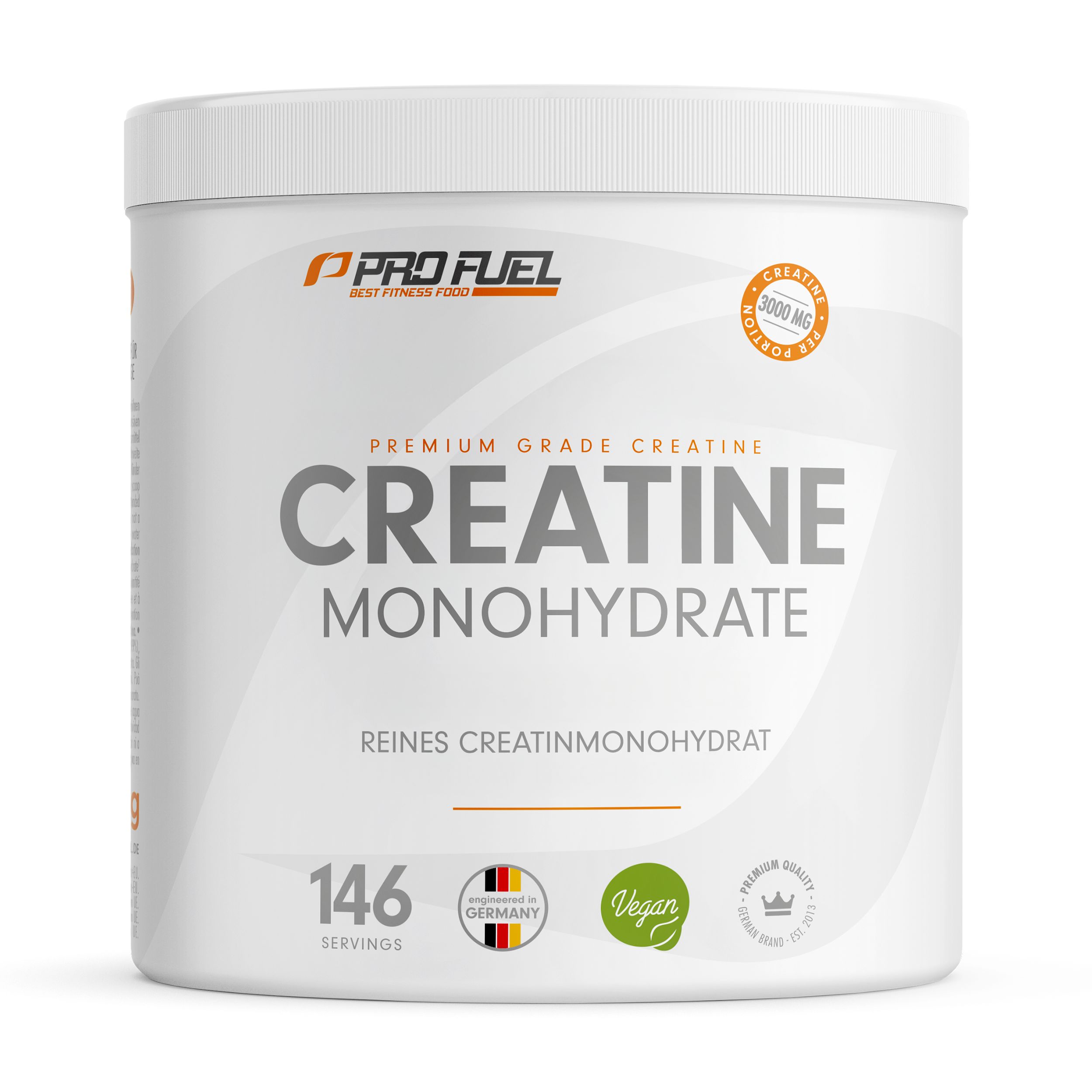 ProFuel - Creatin Monohydrat Pulver 500g | mikronisiert | hochdosiert ohne Zusätze | 146 Portionen
