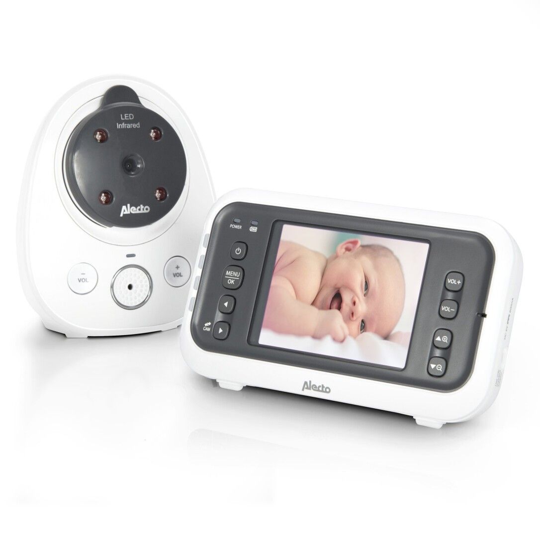ALECTO Video-Babyphone mit 2.8-Farbdisplay DVM-77
