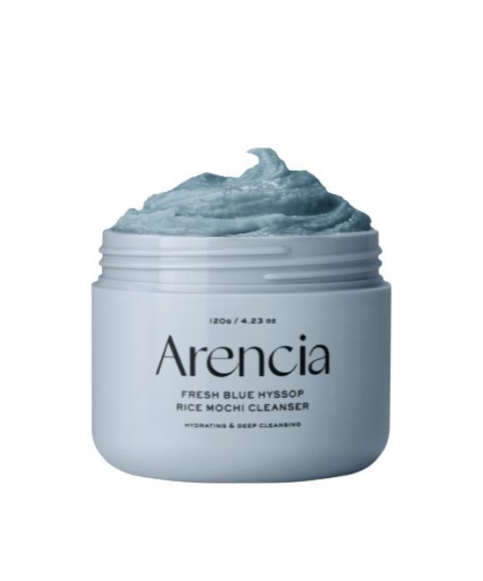 Arencia Fresh Blue Hyssop Rice Mochi Cleanser