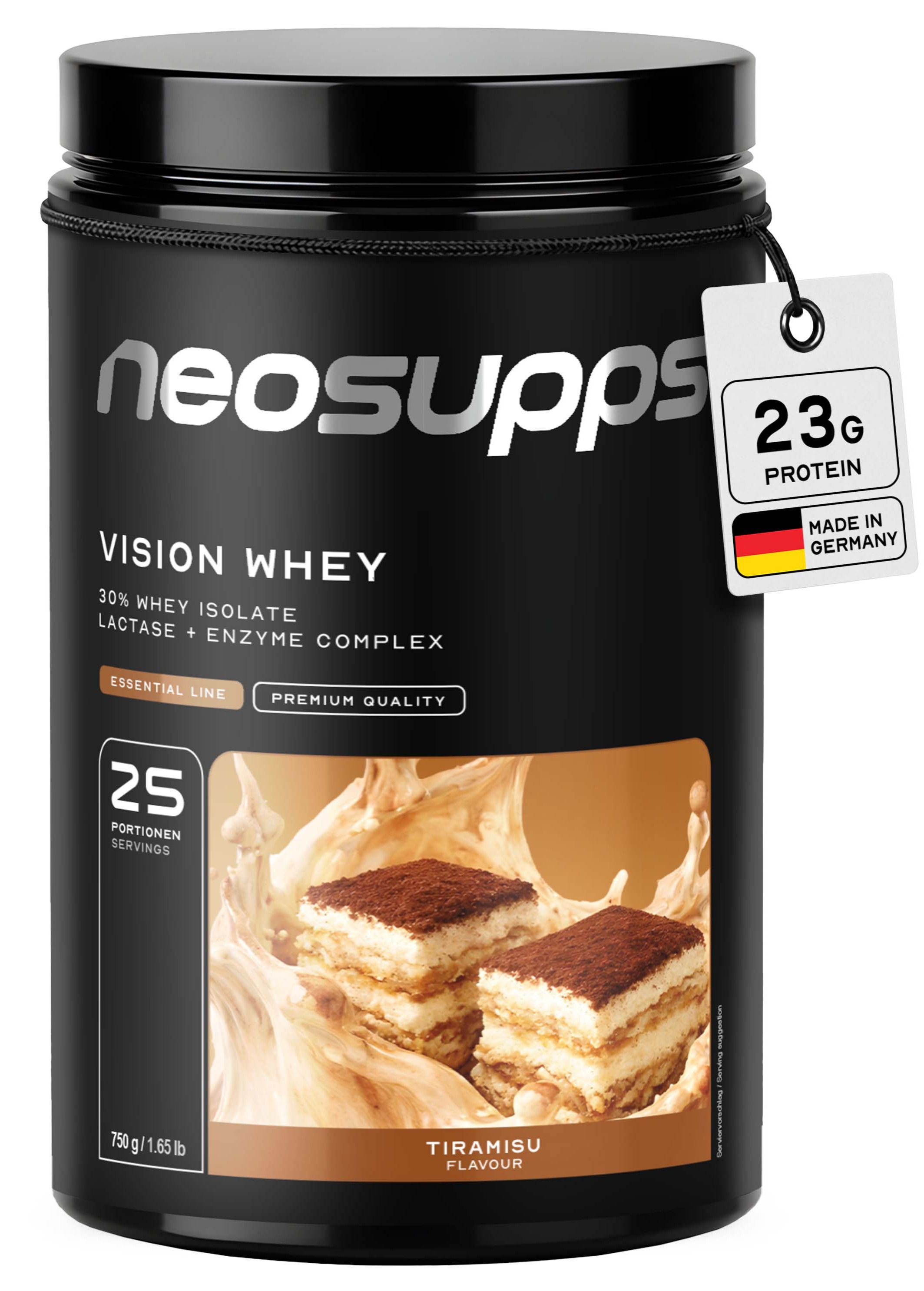 Neosupps Vision Whey Tiramisu, Eiweiss Protein Pulver