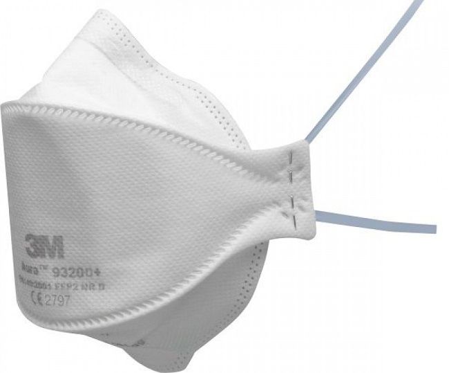 3M Aura 9320D+ FFP2 Atemschutz-Maske 10 Stück + Gratis BLT Desinfektionsmittel