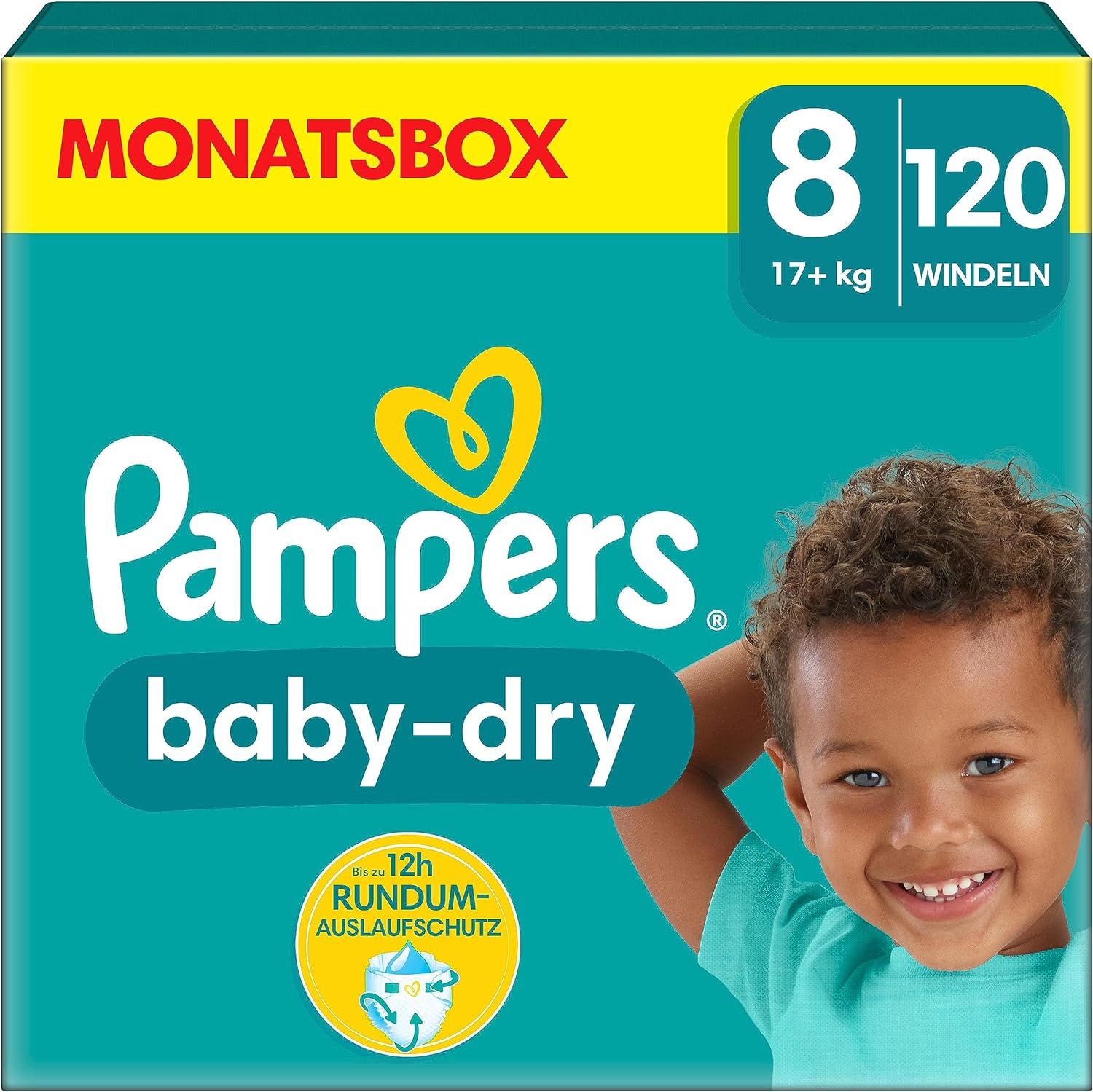 Pampers - Windeln 'Baby Dry Gr.8 Extra Large 17+kg'