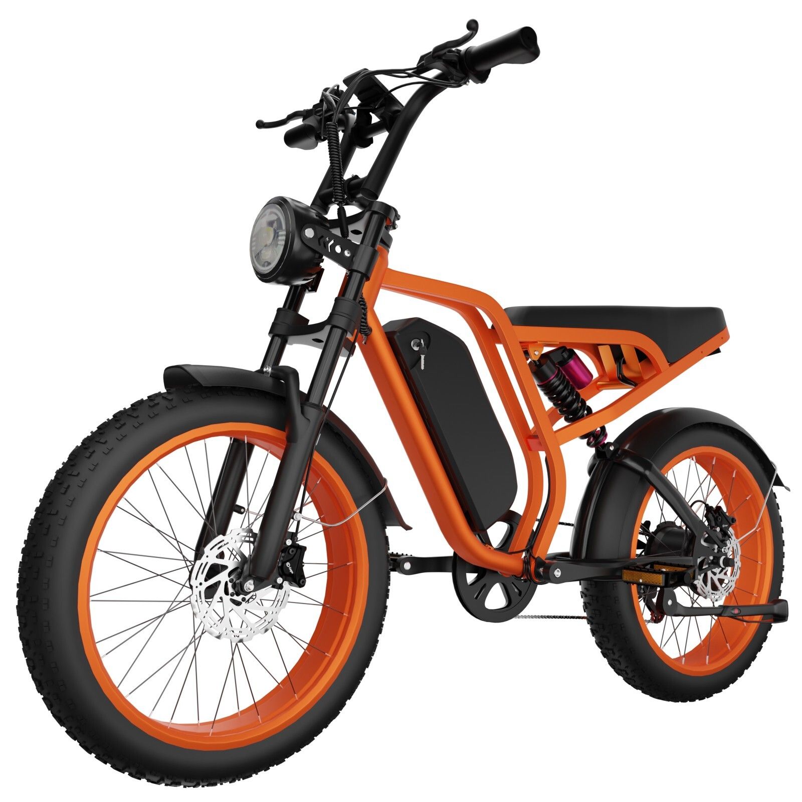 BLUVALL SU8 Elektrisches Dirtbike, 52V 20Ah Akku (herausnehmbar), Vollfederung