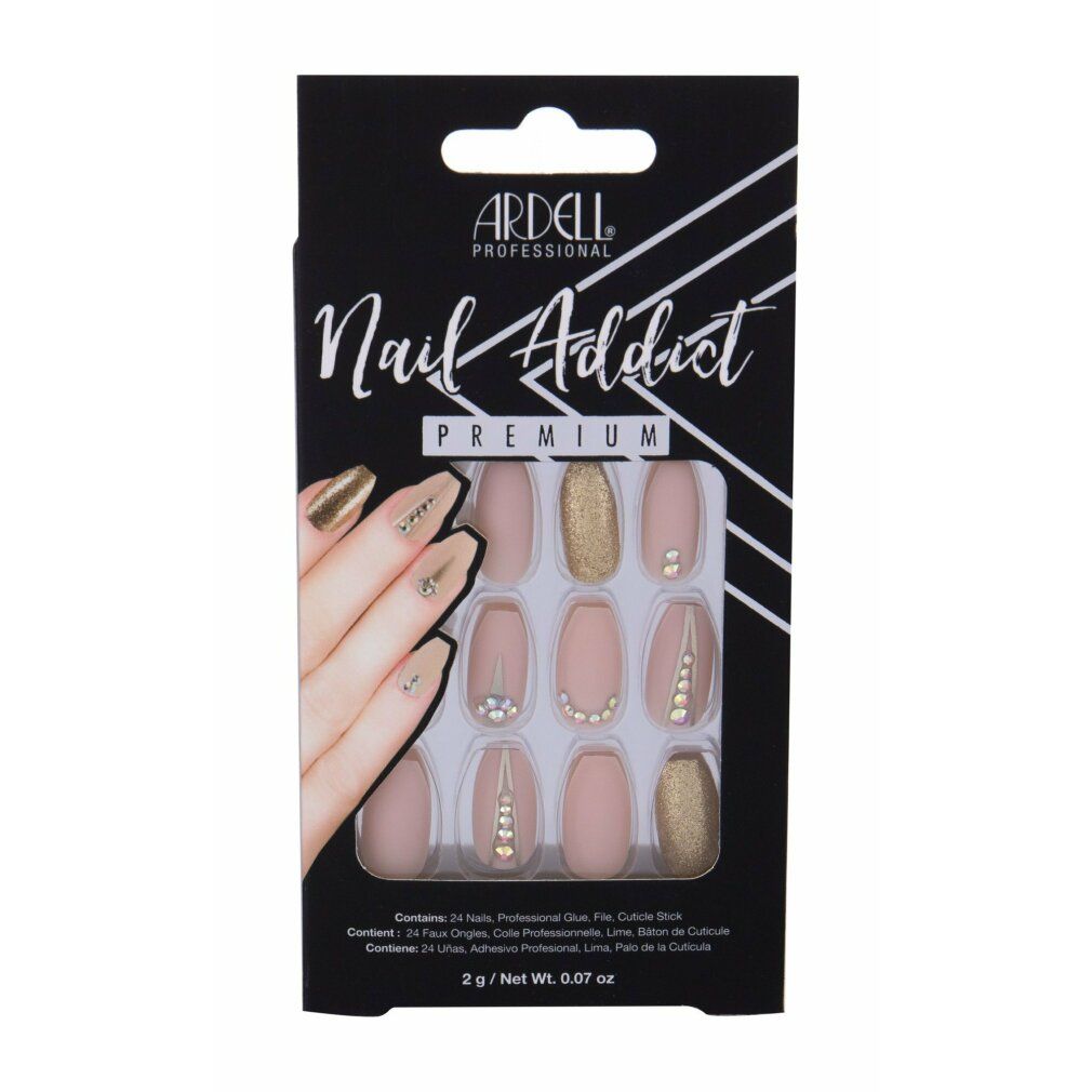 Ardell Nail Addict Hautfarbe Jeweled False Nails