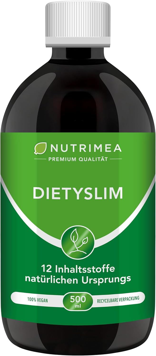 Nutrimea DETOX-Kur DietySlim 100% Vegan | Natürlich Leber & Körper entgiften & Abnehmen