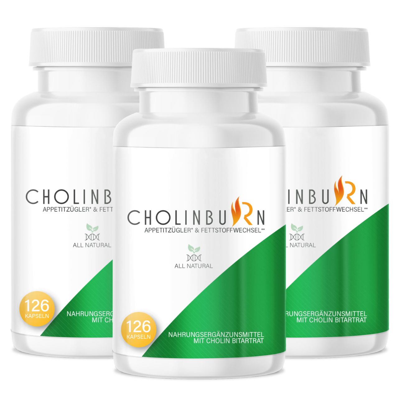 Saint Nutrition® CholinbuRn | Ergänzung für Ihre Diät & Ziele beim Abnehmen