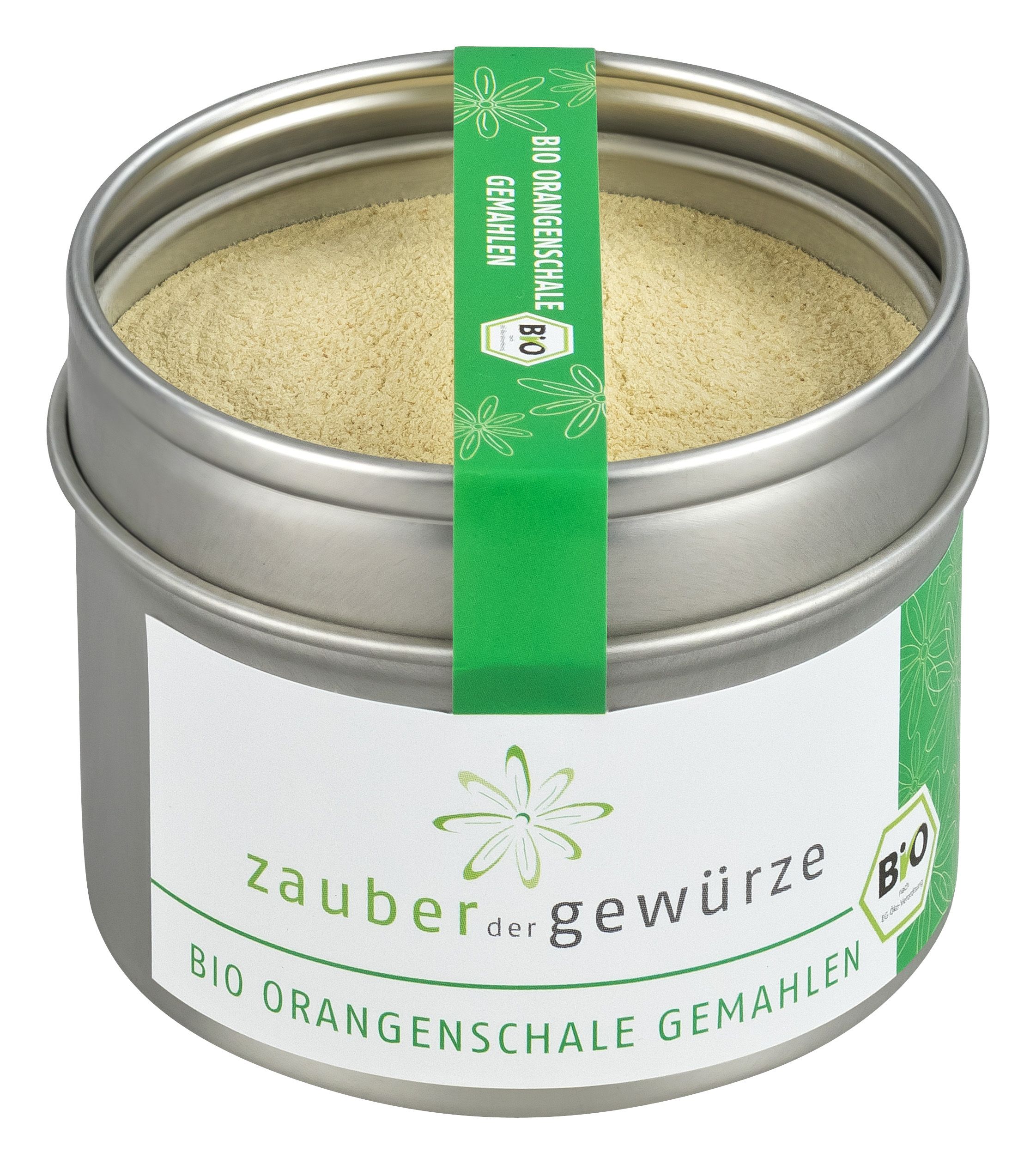 Zauber der Gewürze Bio Orangenschale gemahlen