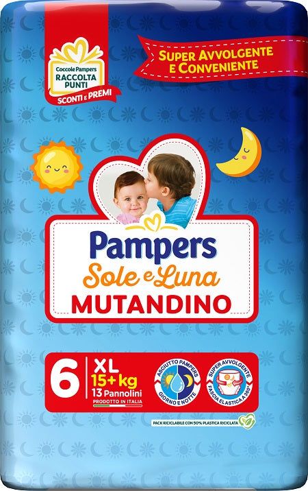Pampers Sole Luna Windelhose XL 13 Stück Pampers