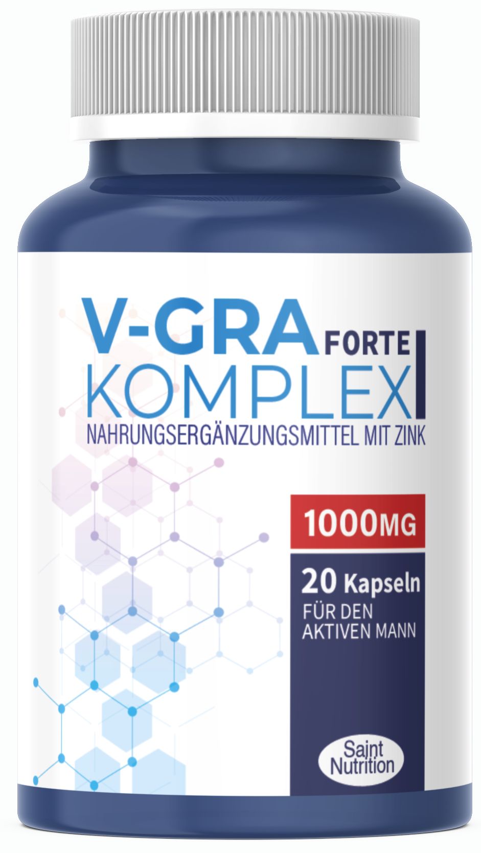 V-GRA Forte Komplex 1000mg |Potenz Mittel Alternative für den aktiven Mann