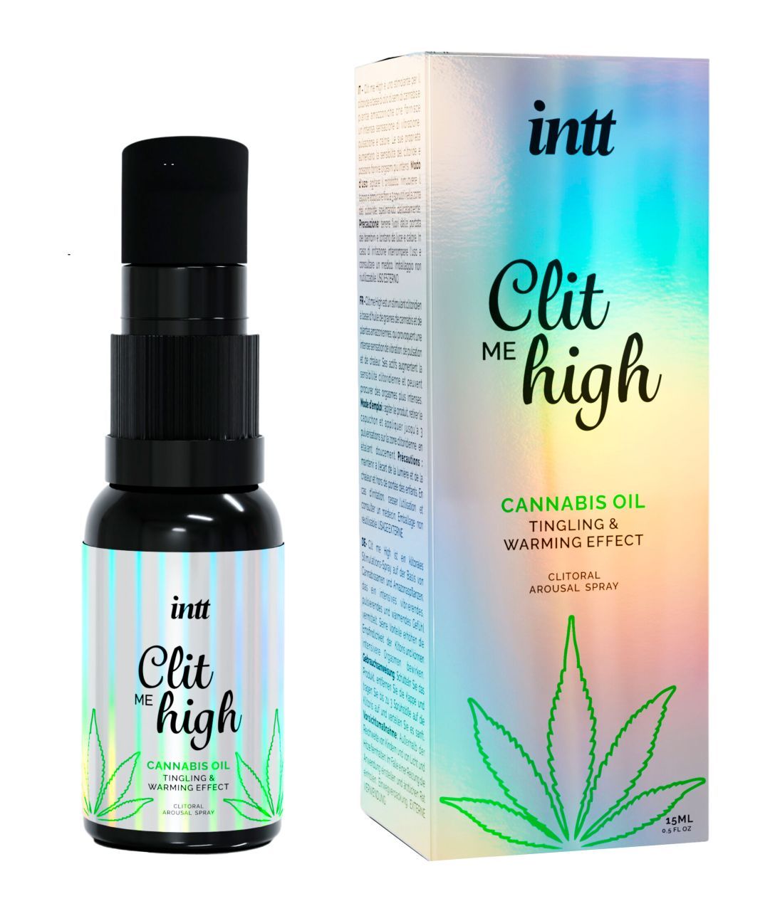 INTT - Clit High - Klitoris Stimulationsspray mit Cannabis Samen