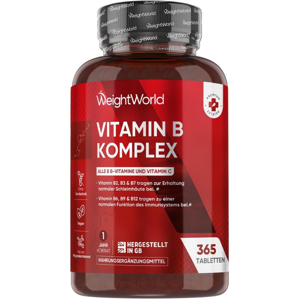 WeightWorld Vitamin B Komplex - Mit Vitamin C