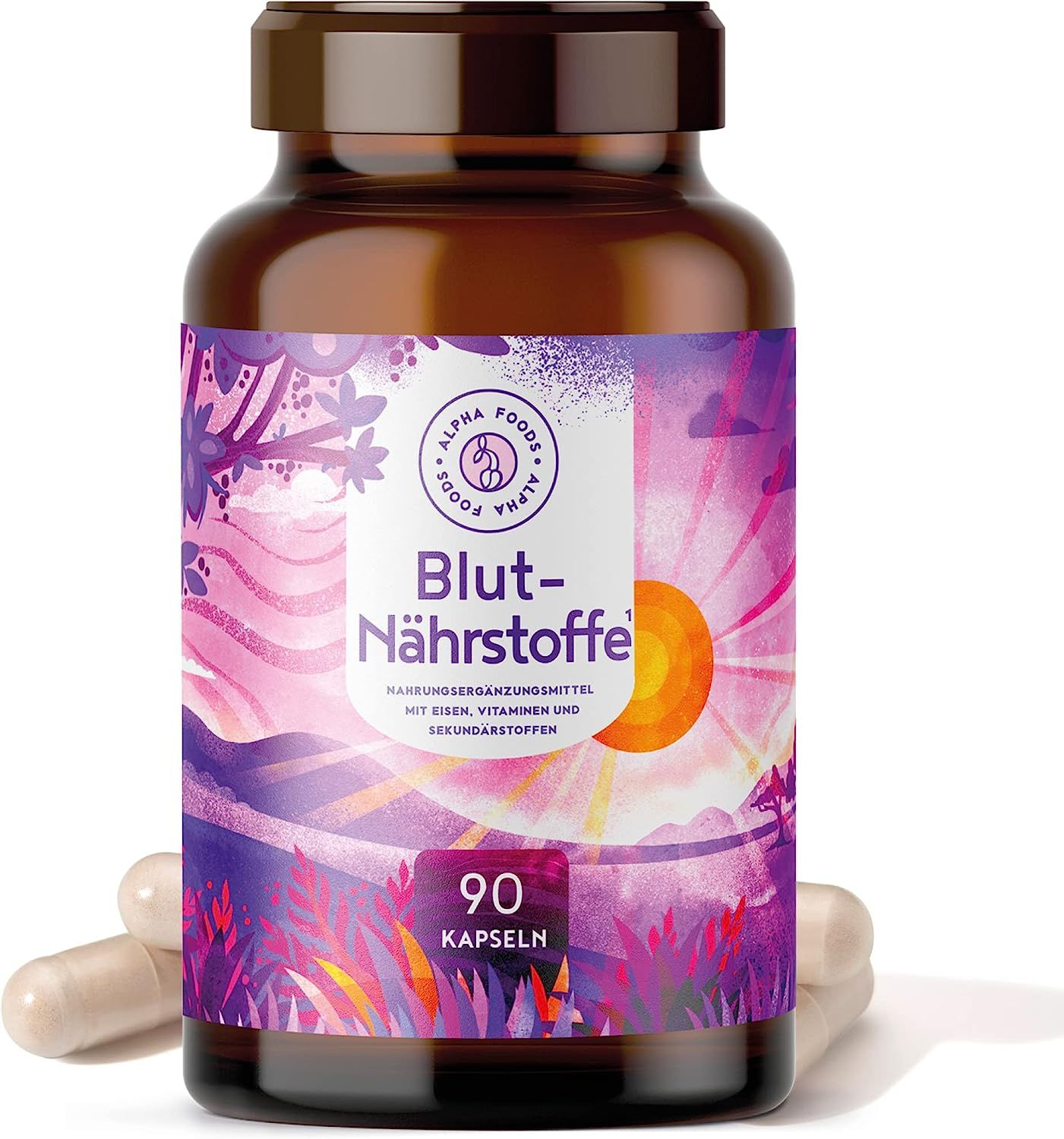 Blutnährstoffe - Gesundes Blut, Mit Eisen, Vitamin B6 und B12, Folate, Vitamin C, Himbeeren, Goji