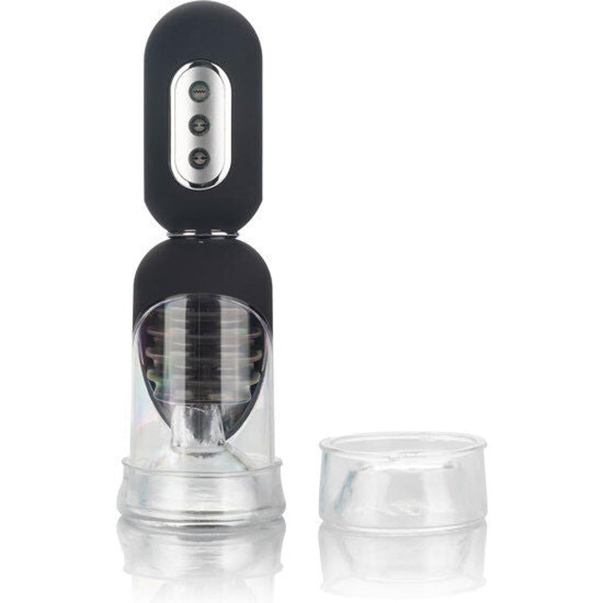 Penispumpe 'Penis Pump Set' | 3 Stufen intensives Saugen, 5 Vibrationsmodi | California Exotic