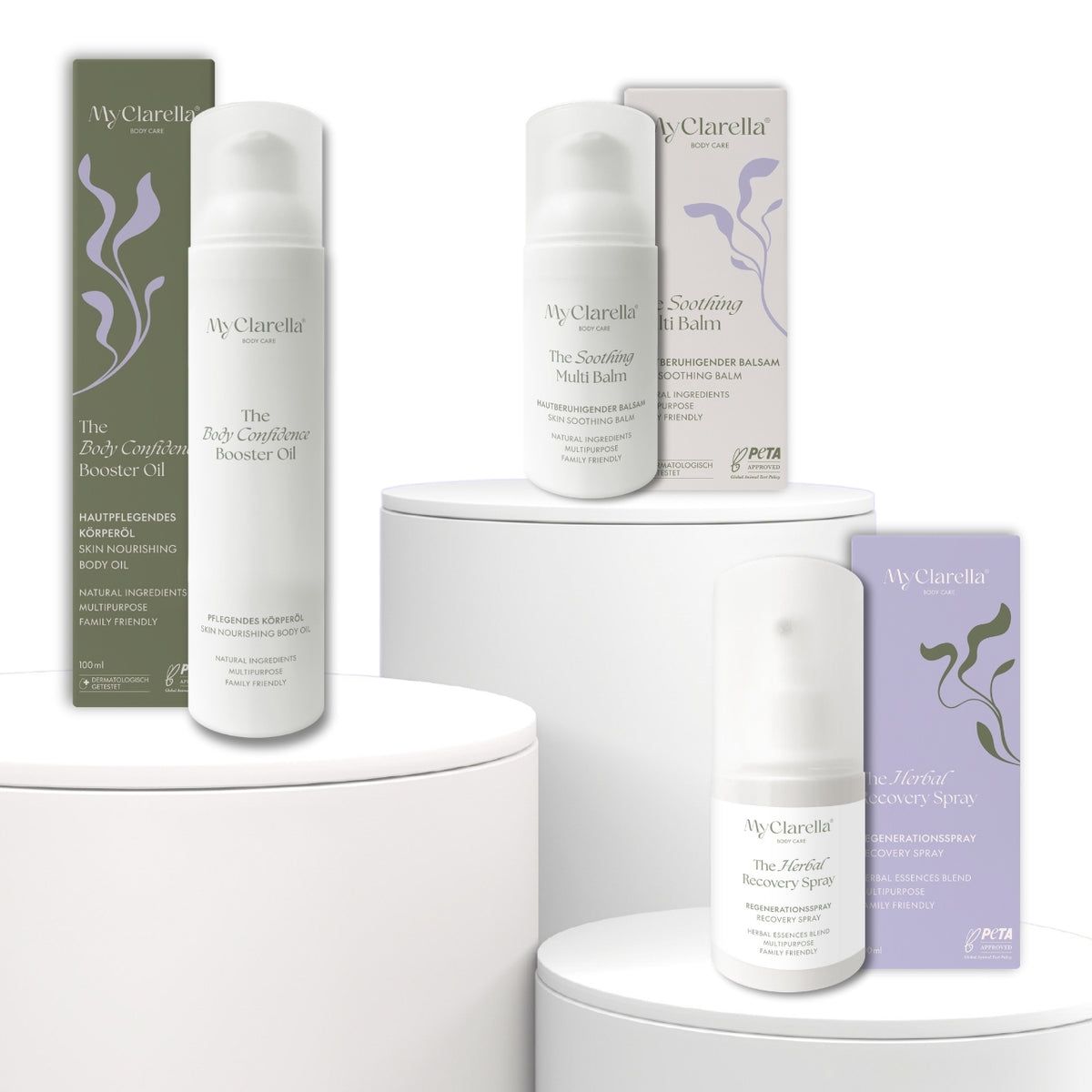 MyClarella® Mama & Baby Pflege Set - Kosmetik von Schwangerschaft bis Wochenbett