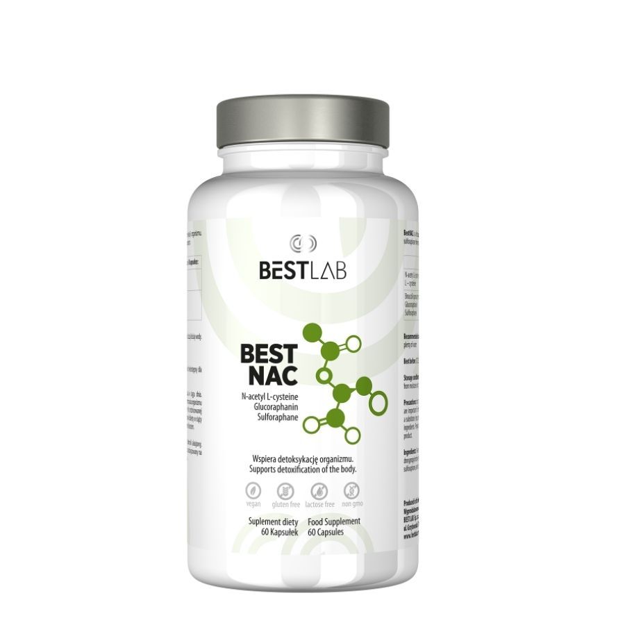 Best Lab Best NAC Nahrungsergänzungsmittel zur Unterstützung von Entgiftungsprozessen