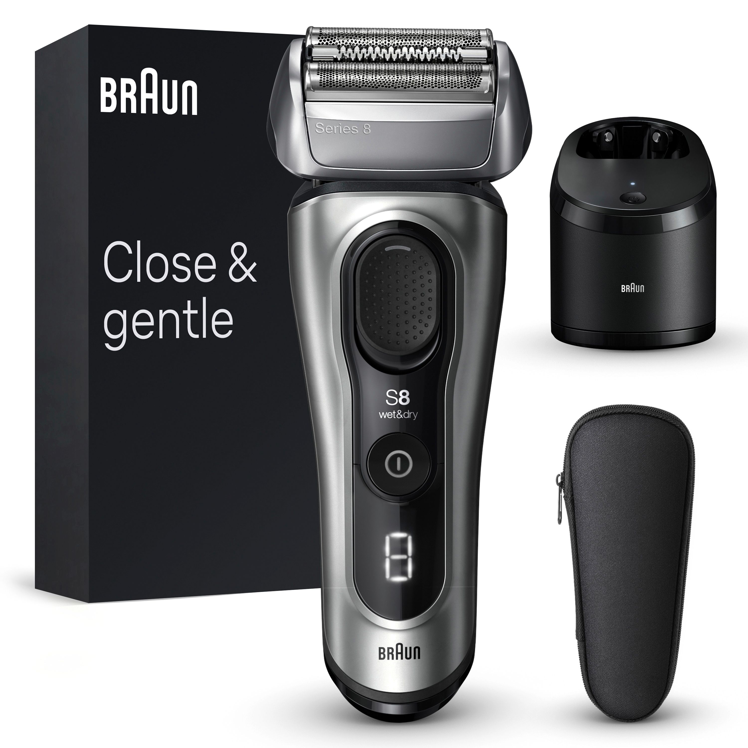 Braun - Elektrischer Rasierer für Männer 'Series 8 8567cc' Silver