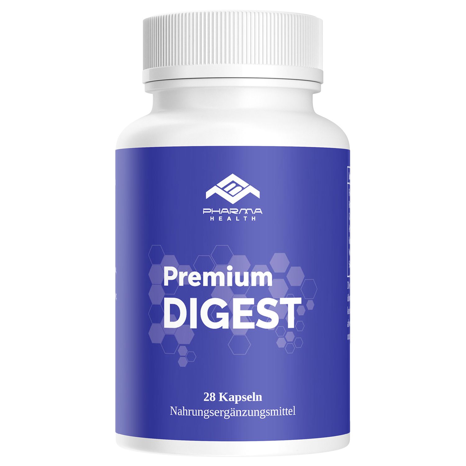 Pharma Health | Premium Digest | mit ausgewählten Inhaltsstoffen | 28 Kapseln