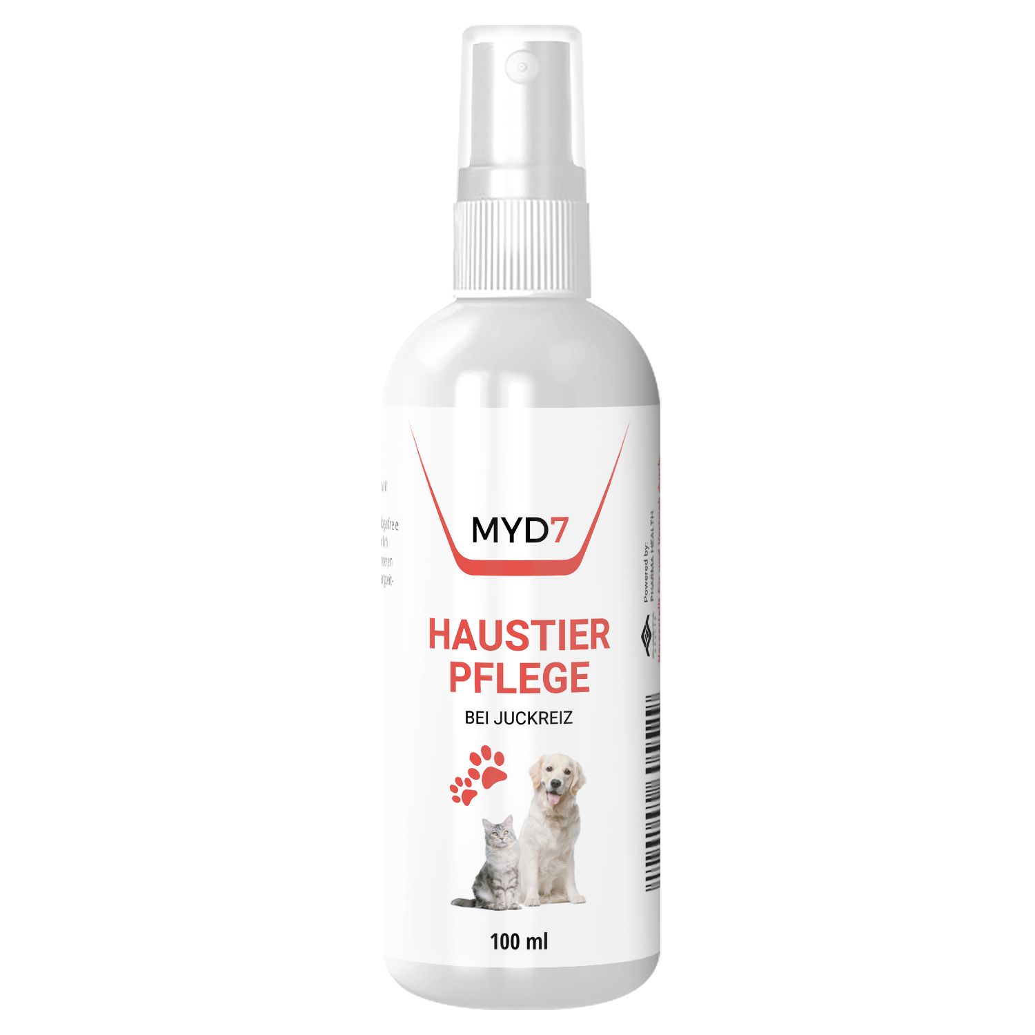 MYD7 | Haustier Pflegespray | Für Hunde & Katzen | mit natürlichen Zutaten