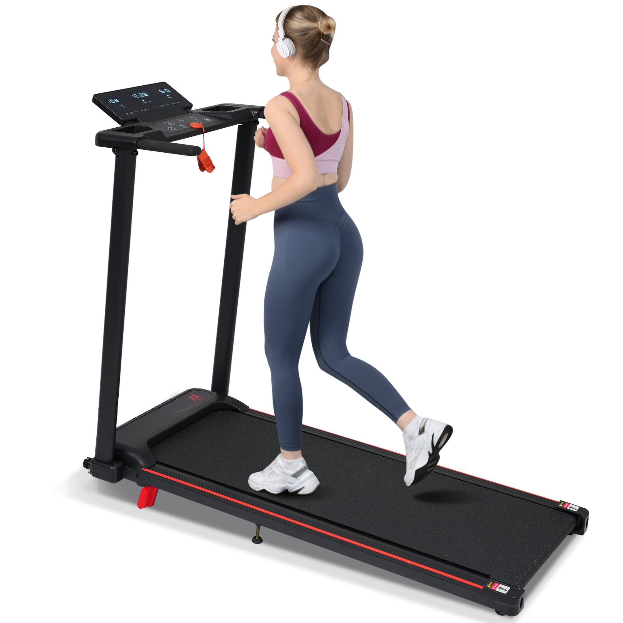 Heimtrainer mit 8 % Steigung und 1–12 km/h Geschwindigkeit
