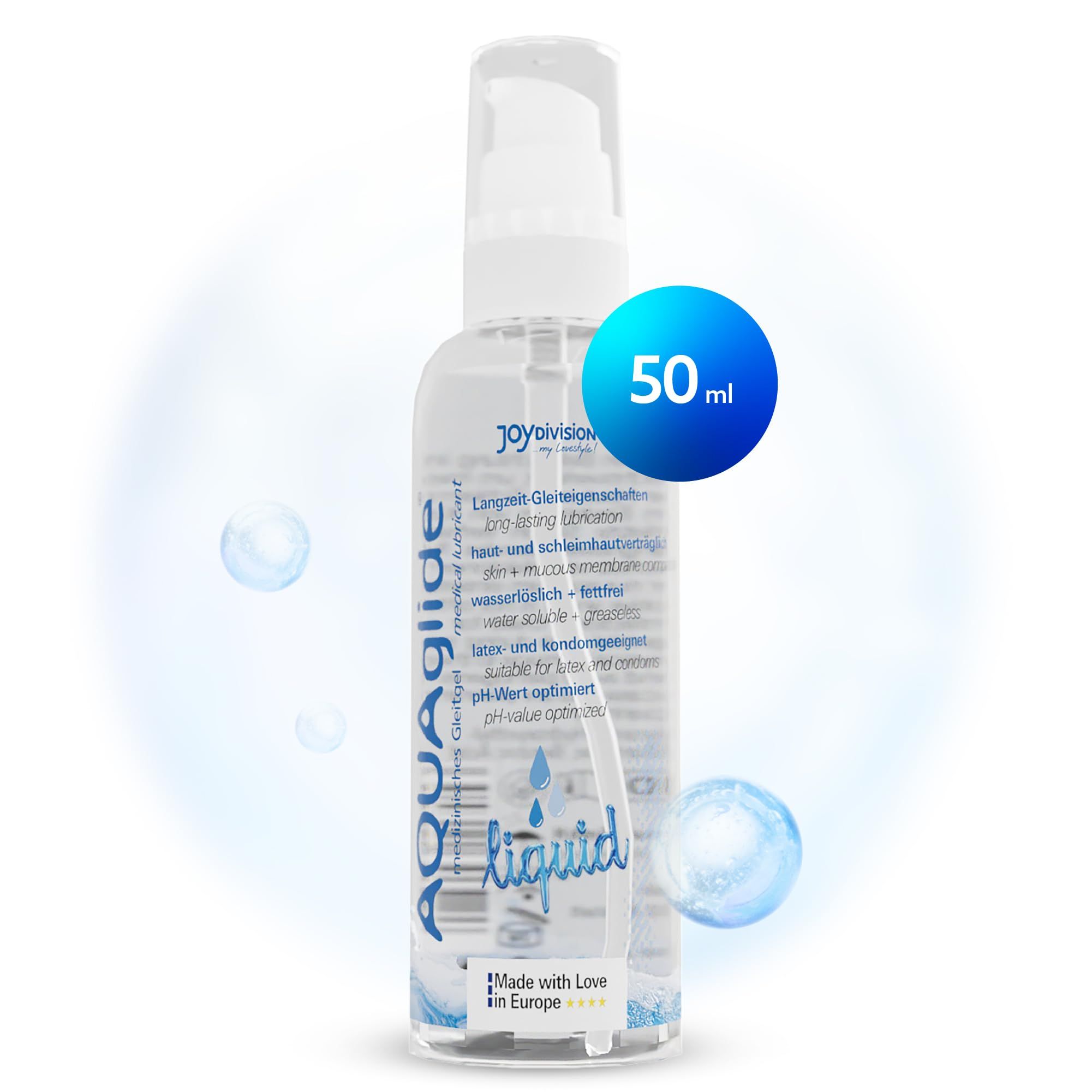 Joydivision «AQUAglide Liquid» neutrales Universal-Gleitgel, Pumpspender