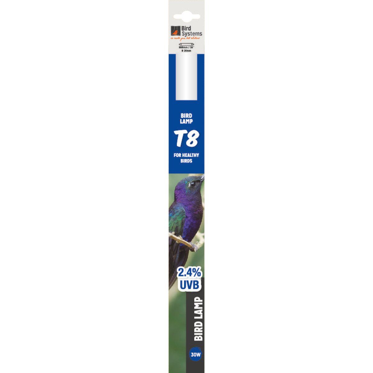 Bird Systems - Bird Lamp T8 - lebenswichtiger UV-Strahlen für den Vogelkäfig