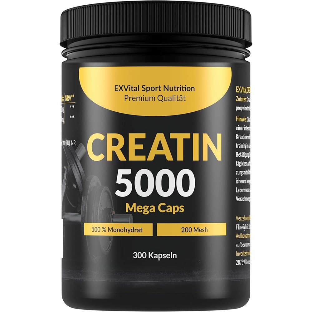 EXVital® Creatin 5000 Monohydrat mega caps