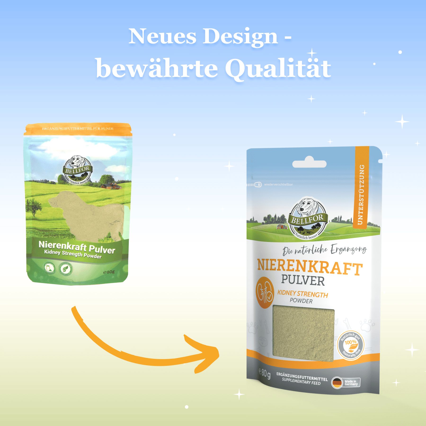 Bellfor Nahrungsergänzung für Hunde - Nierenkraft - Pulver