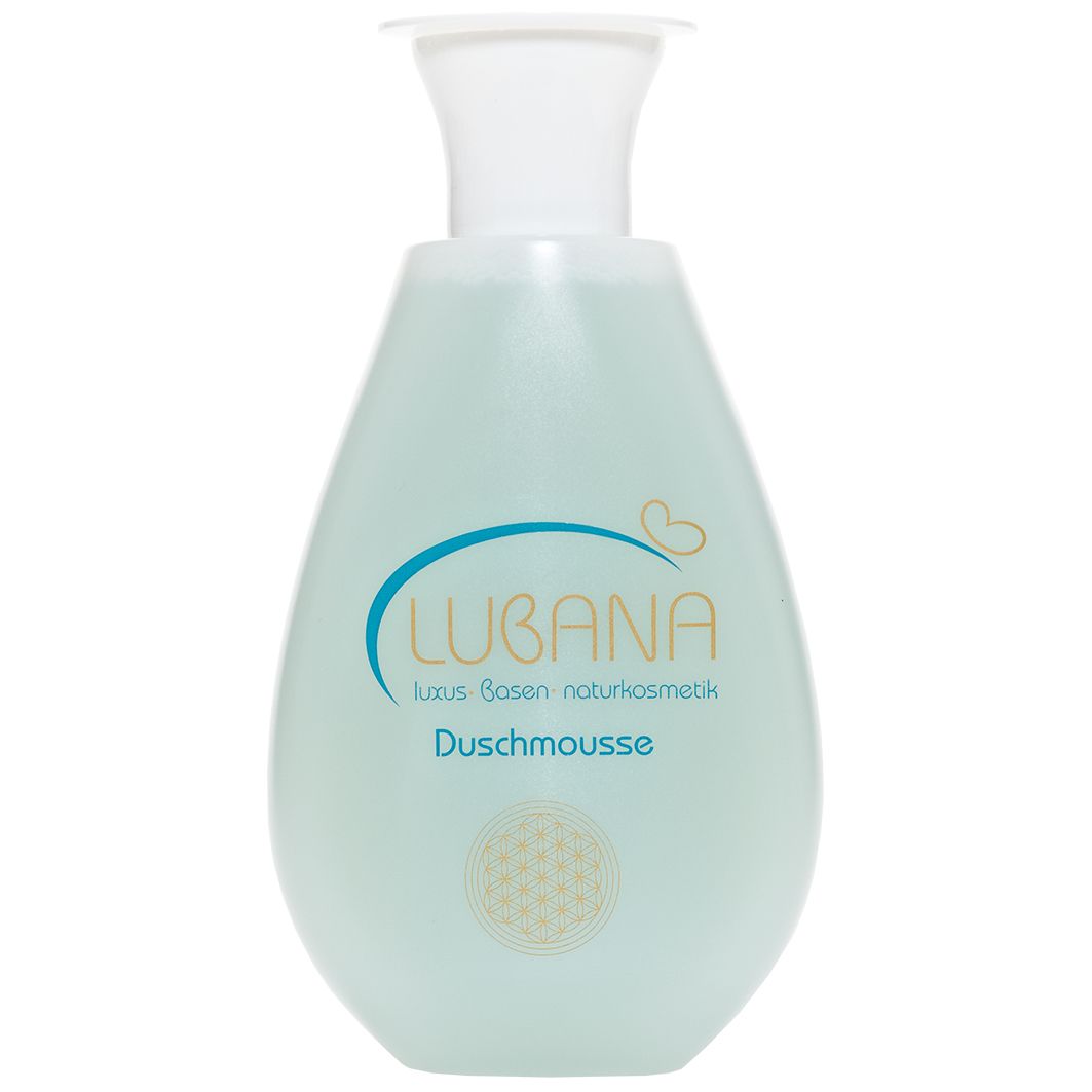 Lubana Basisches Duschmousse 200 ml – veganer Duschschaum für empfindliche Haut, pH 7,6