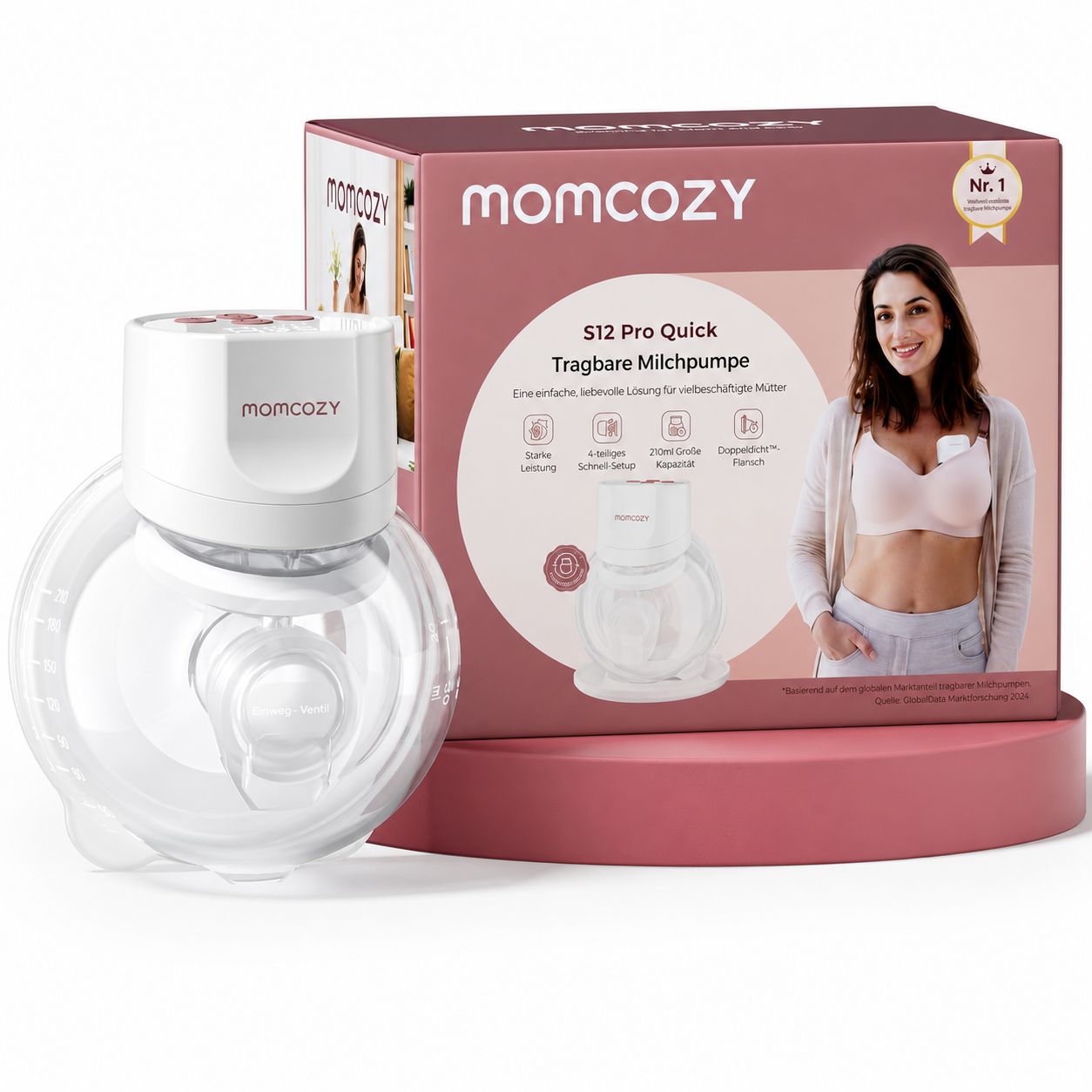 Momcozy Milchpumpe Elektrisch  Pro Quick