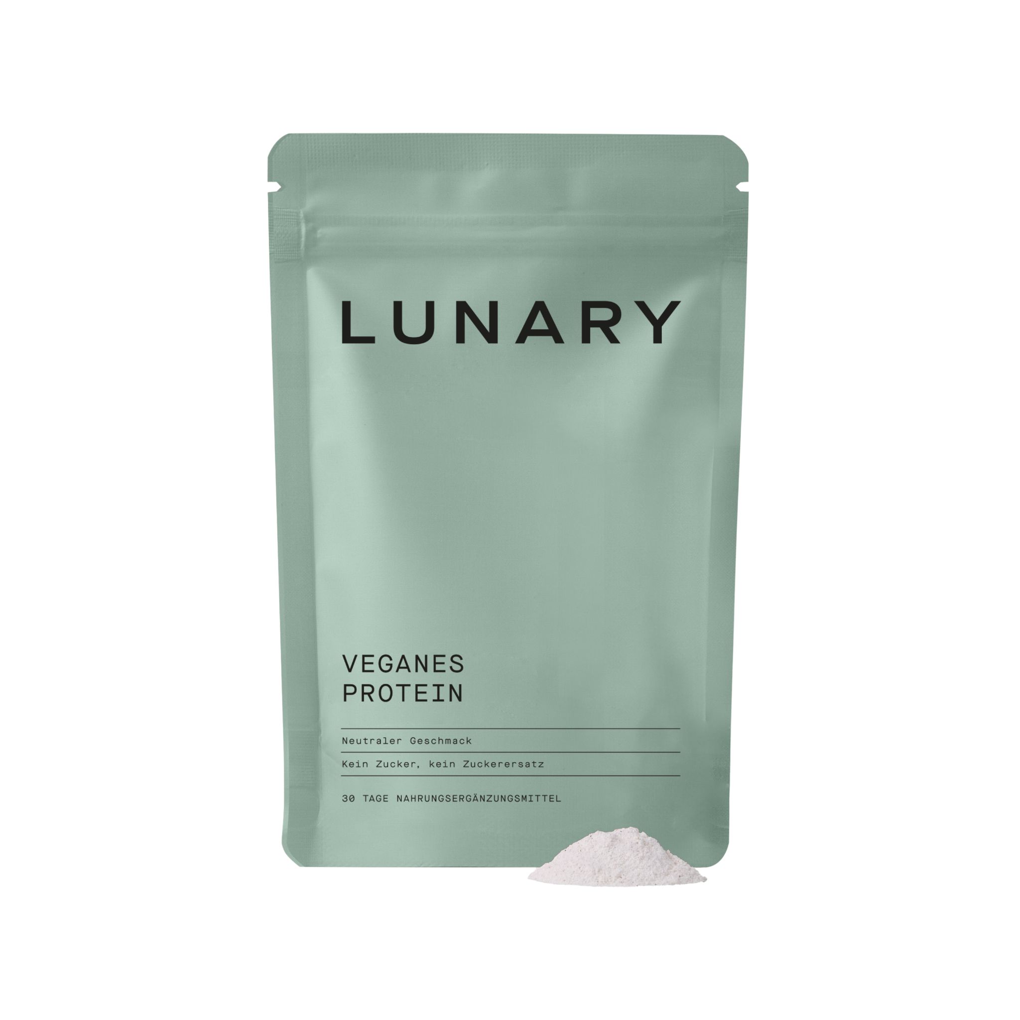 LUNARY Veganes Proteinpulver mit Inulin, 23g Protein pro Portion