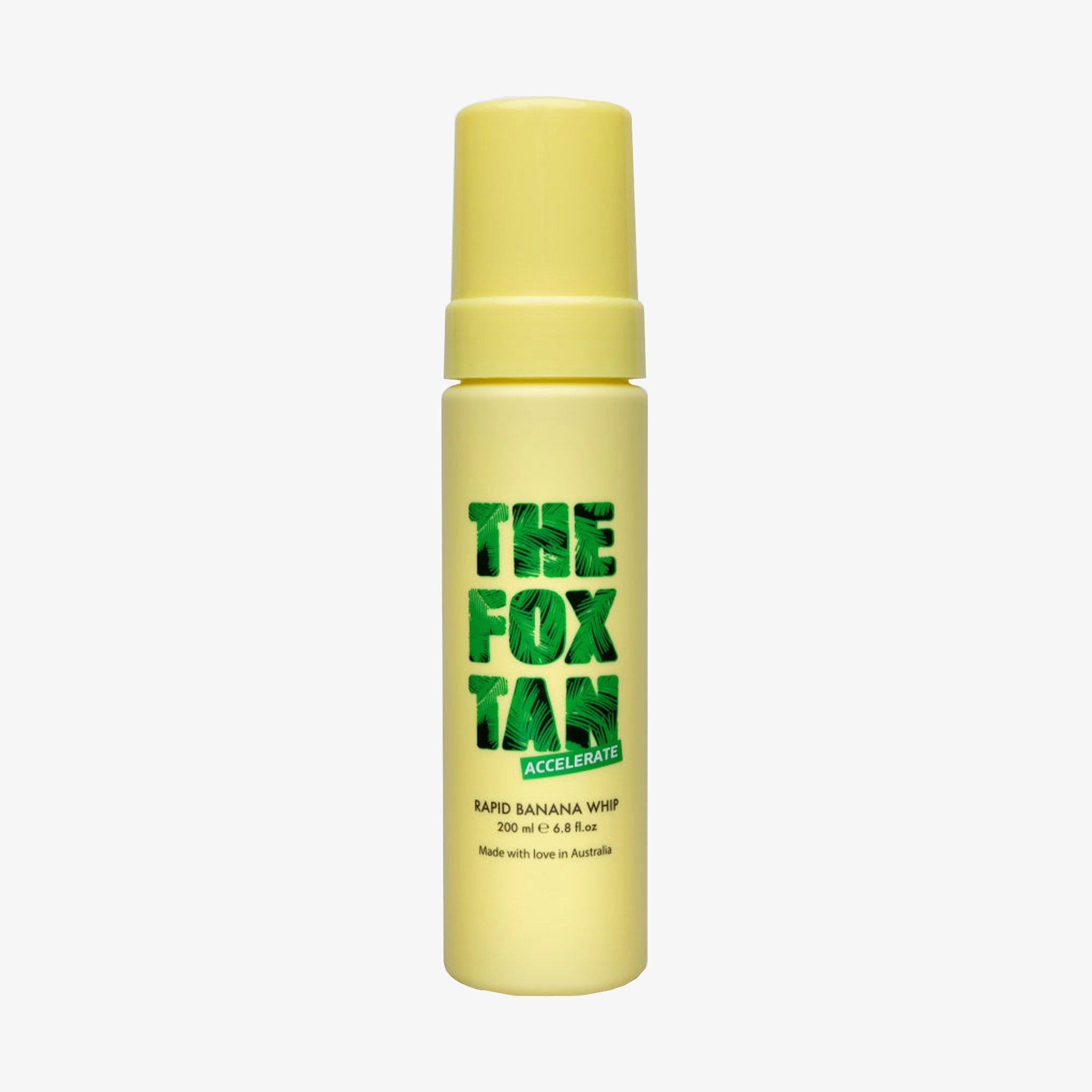 The Fox Tan Rapid Banana Whip, Melanin Booster für Gesicht und Körper, für Sonne & Solarium