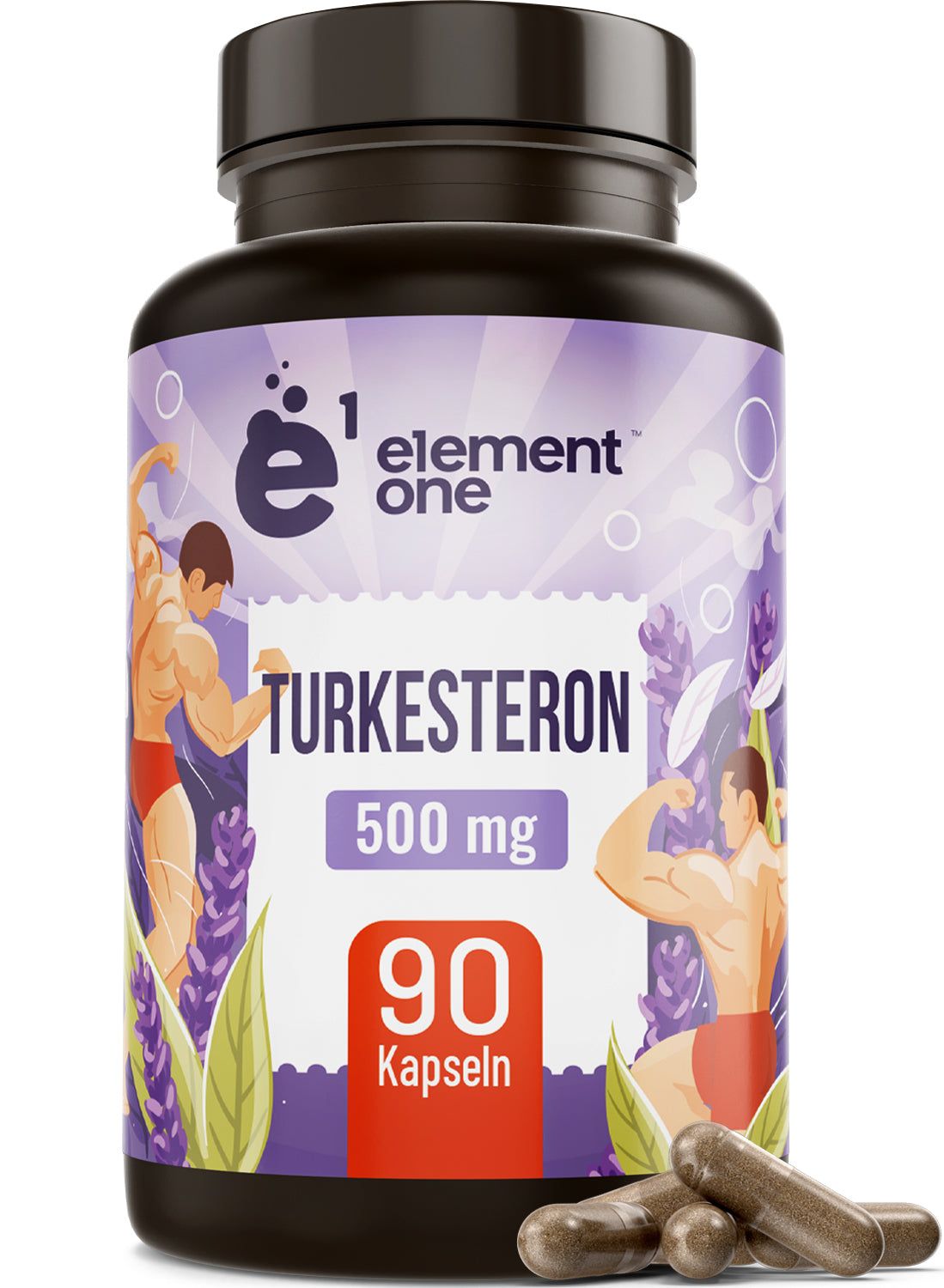 TURKESTERON 500mg | Testosteron Männergesundheit Muskelaufbau Element One