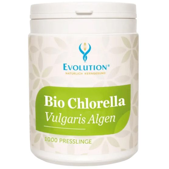 Evolution Bio Chlorella Algen (Vulgaris), Tabletten 1000Stück